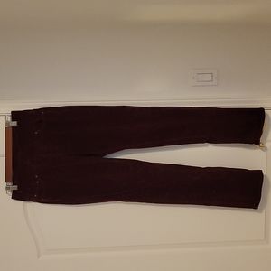 Jag jeans pull on corduroy burgundy 6